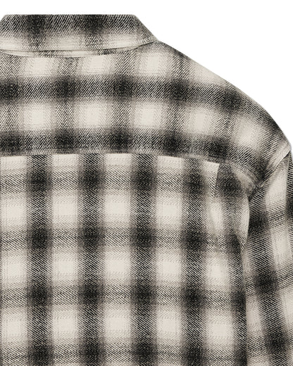 DEUS EX MACHINA TOO BUSY TOO WORK CHECK SHIRT - WHITE
