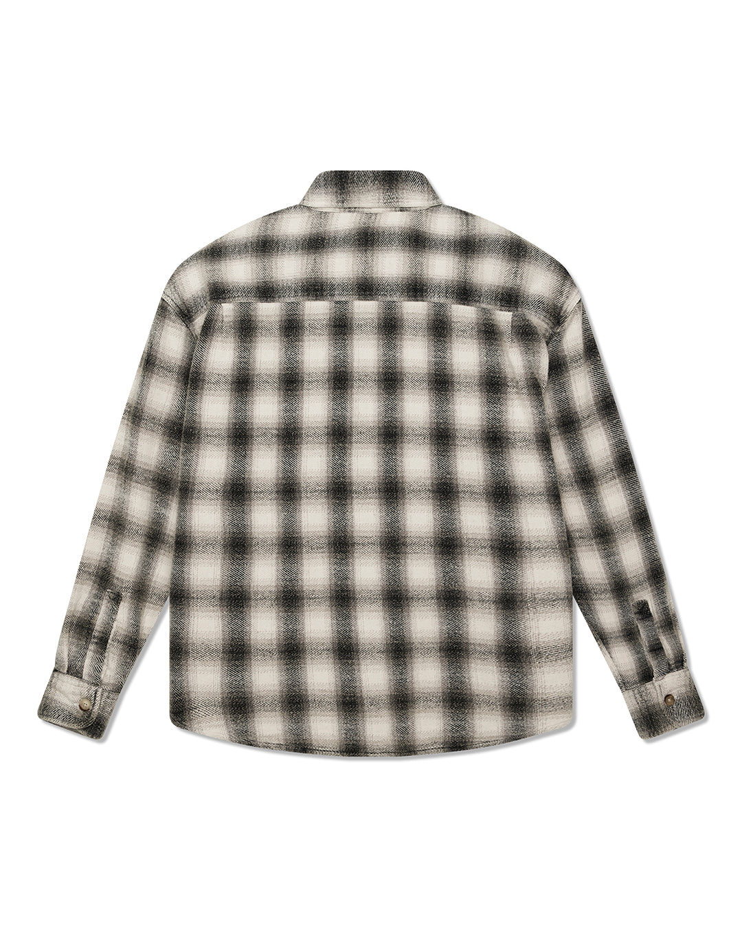DEUS EX MACHINA TOO BUSY TOO WORK CHECK SHIRT - WHITE