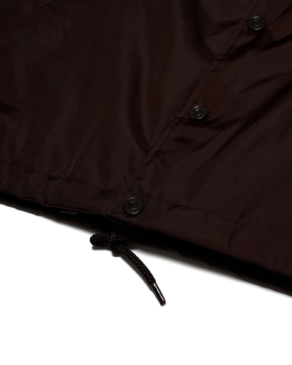 DEUS EX MACHINA TOKYO COACH JACKET - CHOC PLUM