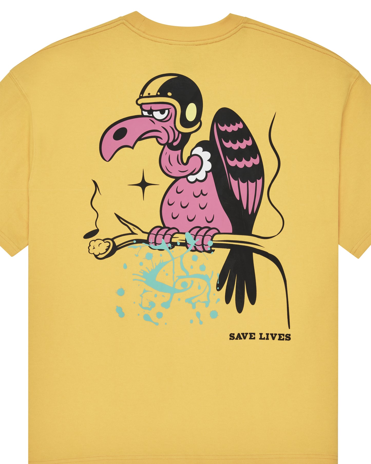 DEUS EX MACHINA TURPENTINE OS TEE - CITRUS/ORANGE