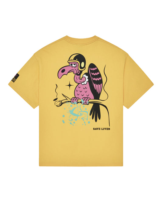 DEUS EX MACHINA TURPENTINE OS TEE - CITRUS/ORANGE