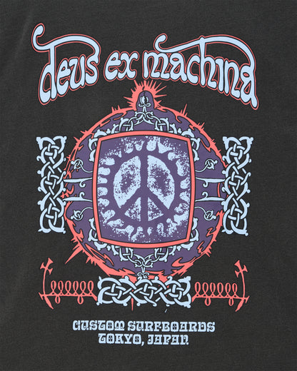 DEUS EX MACHINA VIRTUAL INSANITY TEE - ANTHRACITE