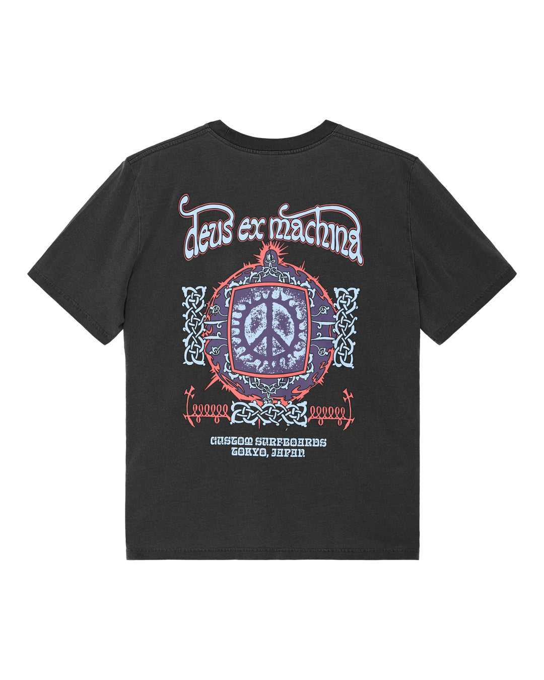 DEUS EX MACHINA VIRTUAL INSANITY TEE - ANTHRACITE