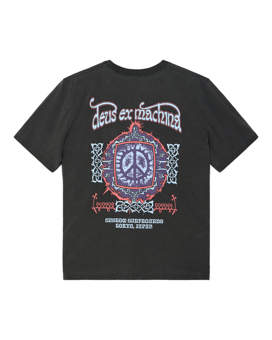DEUS EX MACHINA VIRTUAL INSANITY TEE - ANTHRACITE
