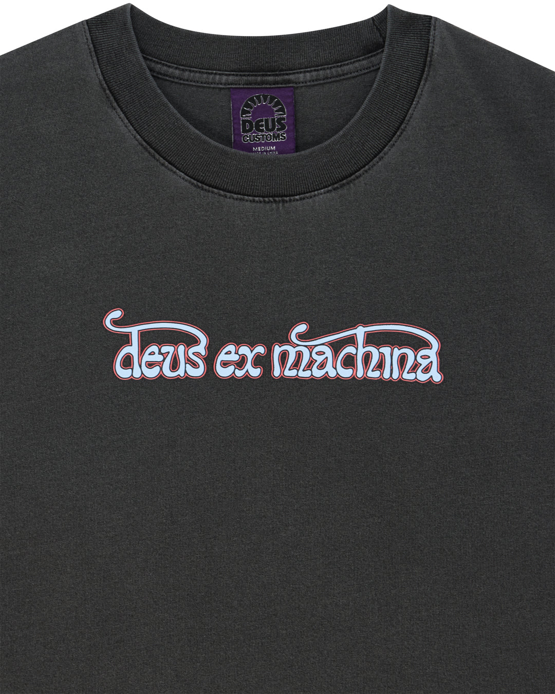 DEUS EX MACHINA VIRTUAL INSANITY TEE - ANTHRACITE