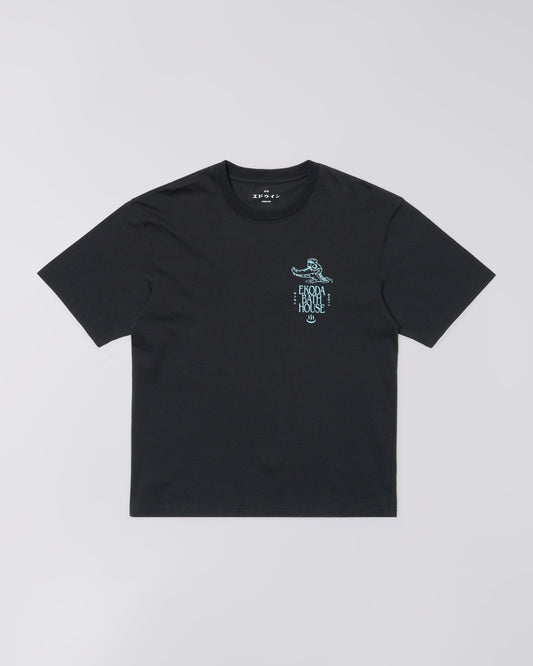 EDWIN EDOKA BATH HOUSE T-SHIRT - BLACK