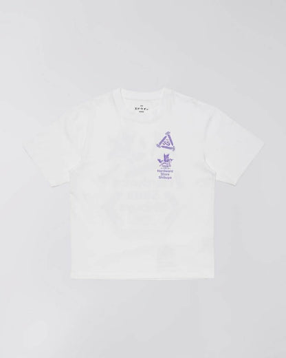 EDWIN HARDWARE STORE SHIBUYA TEE - WHITE GARMENT WASHED