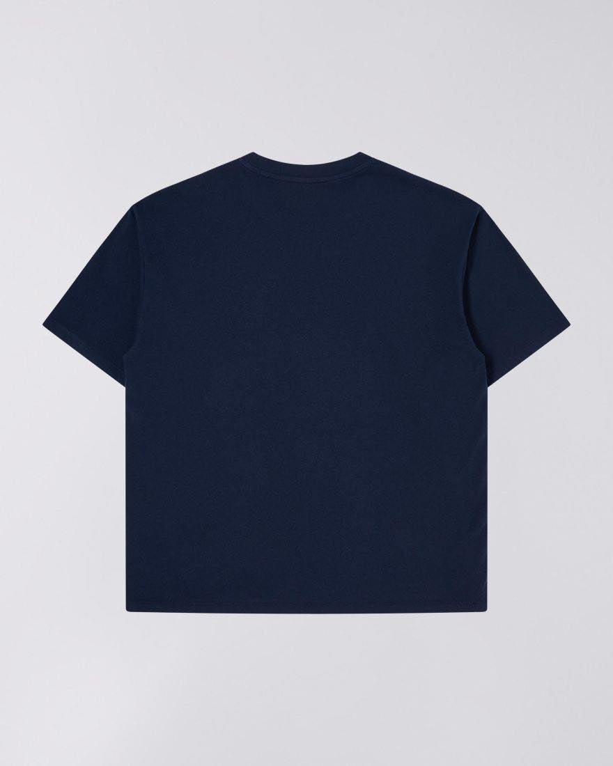 EDWIN JAPANESE SUN SUPPLY T-SHIRT - MARITIME BLUE