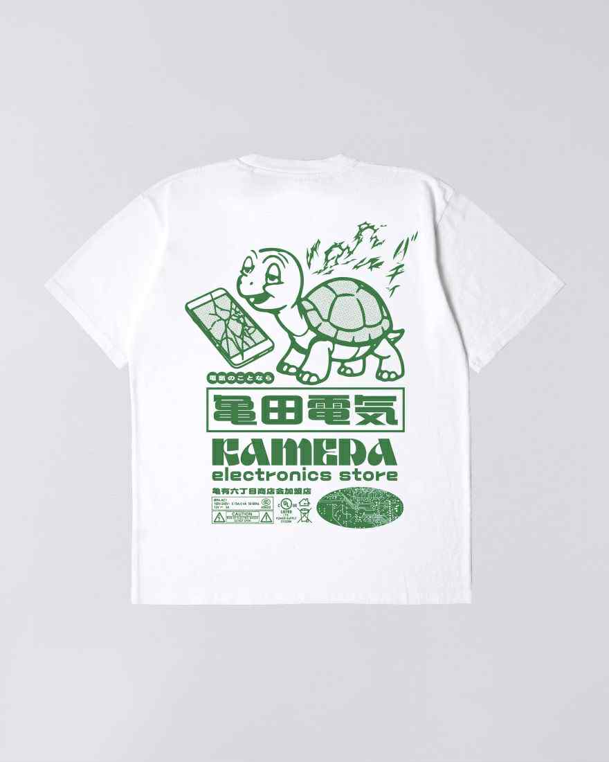 EDWIN T-SHIRT KAMERA - WHITE