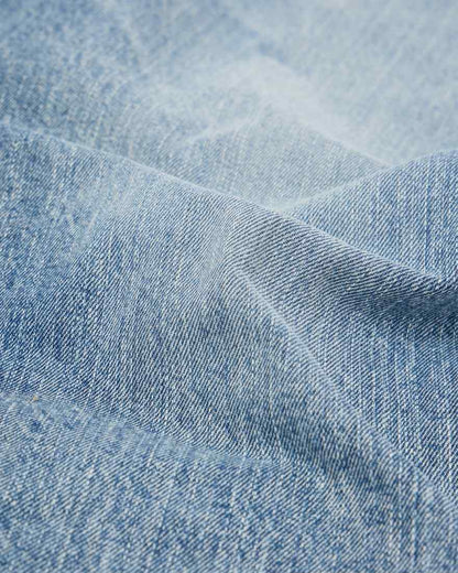 EDWIN LOOSE FIT JEANS KURABO RAIMBOW SELVEDGE 14 OZ INDIGO DENIM - LIGHT USED