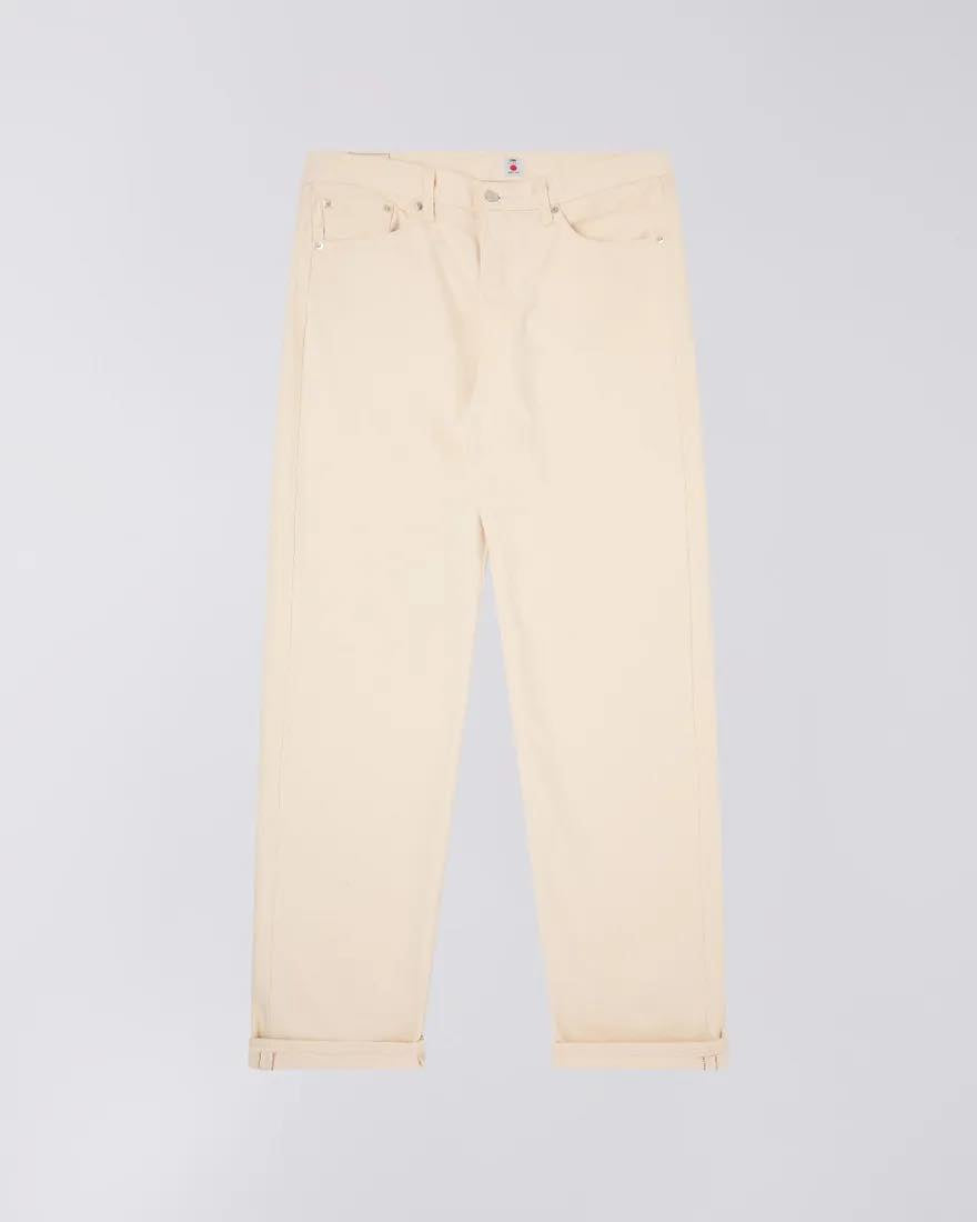 EDWIN LOOSE STRAIGHT JEANS KAIHARA RED SELVEDGE 13 OZ NATURAL - NATURAL RINSED