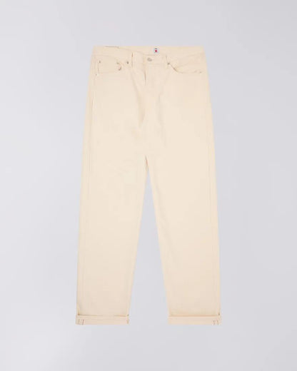 EDWIN LOOSE STRAIGHT JEANS KAIHARA RED SELVEDGE 13 OZ NATURAL - NATURAL RINSED