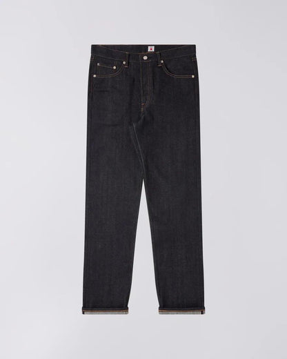 EDWIN LOOSE STRAIGHT JEANS KURABO RED SELVEDGE 14 OZ RECYCLE INDIGO DENIM - BLUE UNWASHED