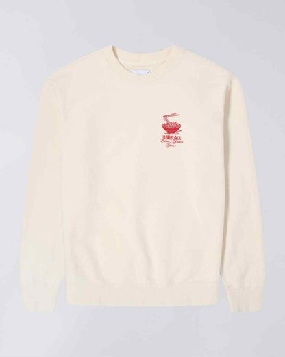 EDWIN SWEAT RAMEN PALACE GARMENT WASHED - WHISPER WASHED