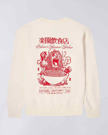EDWIN SWEAT RAMEN PALACE GARMENT WASHED - WHISPER WASHED