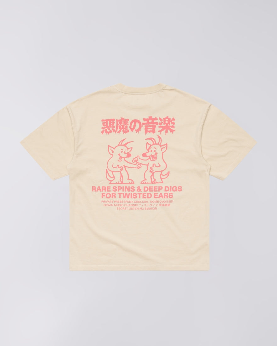 EDWIN RARE SPINS T-SHIRT - FOG