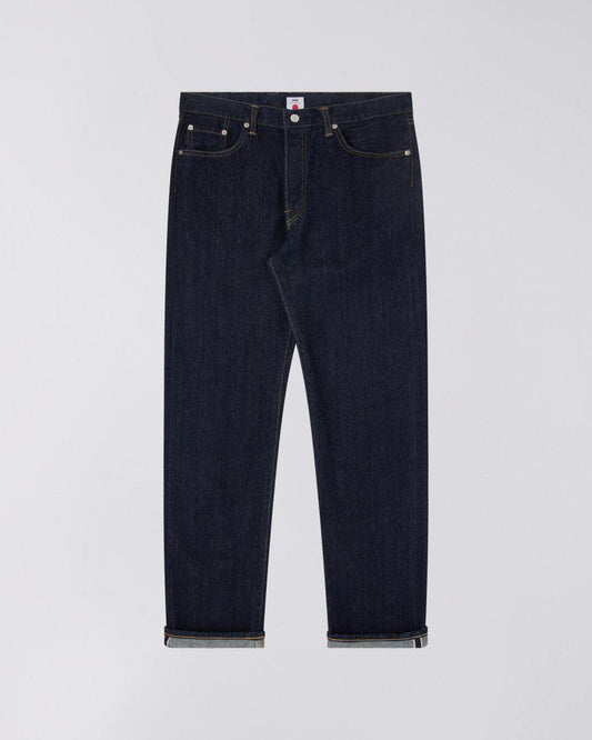 EDWIN REGULAR STRAIGHT JEANS KURABO INDIGO DENIM - BLUE RINSED