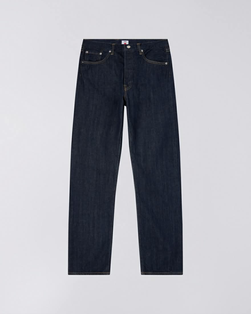 EDWIN REGULAR STRAIGHT JEANS KAIHARA 10,5 OZ INDIGO DENIM - BLUE RINSED