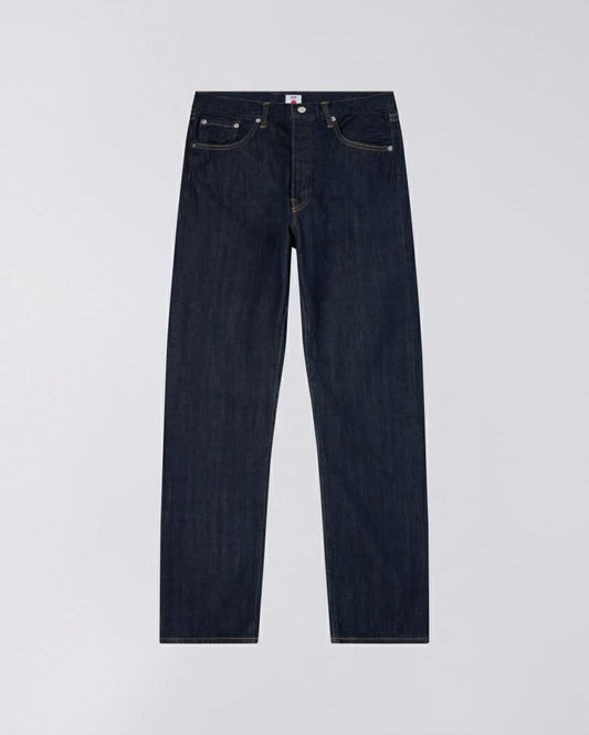 EDWIN REGULAR STRAIGHT JEANS KURABO INDIGO DENIM - BLUE RINSED