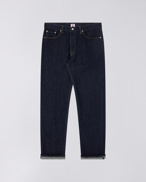 EDWIN REGULAR STRAIGHT JEANS KURABO INDIGO DENIM - BLUE RINSED