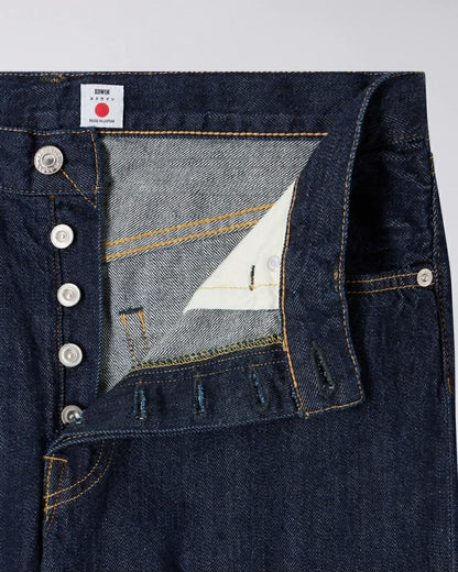 EDWIN REGULAR STRAIGHT JEANS KAIHARA 10,5 OZ INDIGO DENIM - BLUE RINSED