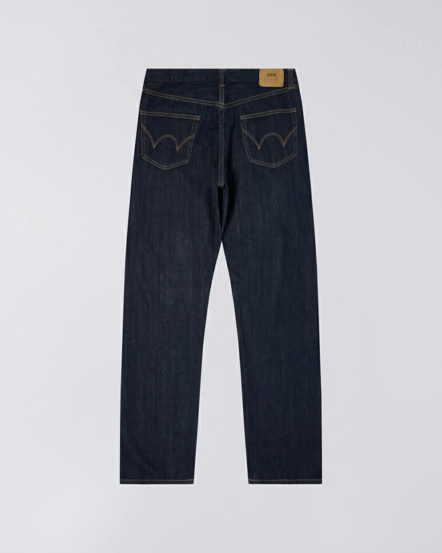 EDWIN REGULAR STRAIGHT JEANS KAIHARA 10,5 OZ INDIGO DENIM - BLUE RINSED