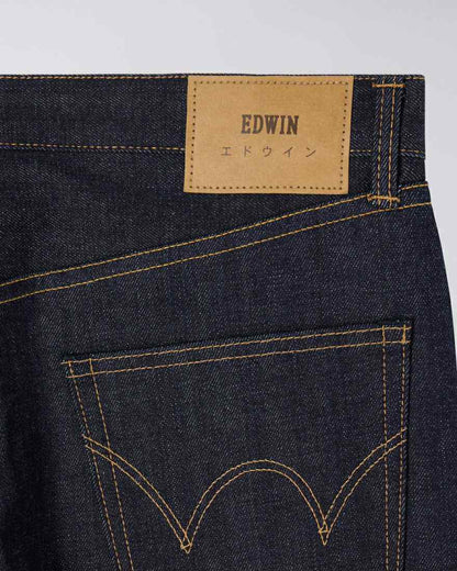 EDWIN REGULAR STRAIGHT JEANS KURABO RED SELVEDGE INDIGO DENIM - BLUE UNWASHED