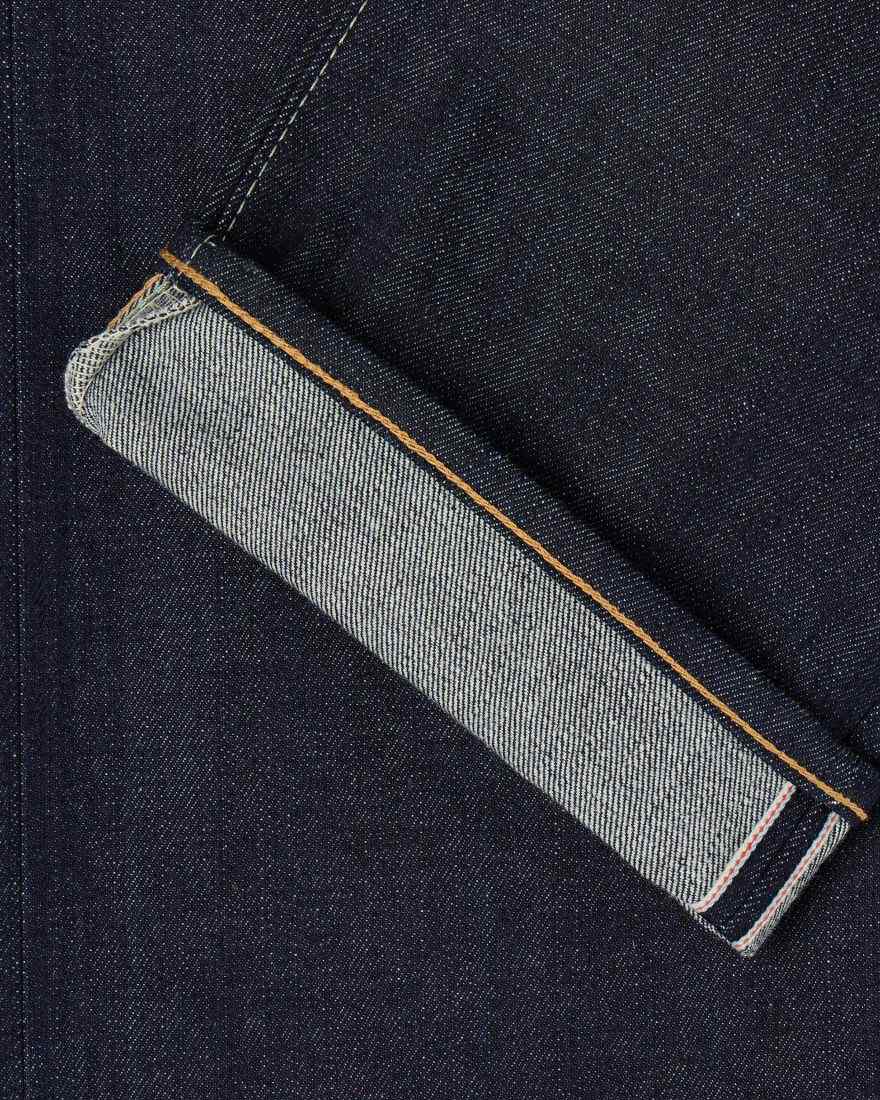 EDWIN REGULAR STRAIGHT JEANS KURABO RED SELVEDGE INDIGO DENIM - BLUE UNWASHED