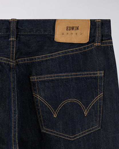 EDWIN REGULAR TAPERED JEANS KAIHARA 10,5 OZ INDIGO DENIM - BLUE RINSED