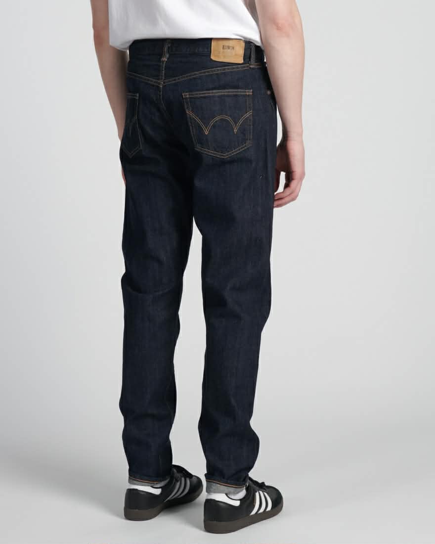 EDWIN REGULAR TAPERED JEANS KAIHARA 10,5 OZ INDIGO DENIM - BLUE RINSED