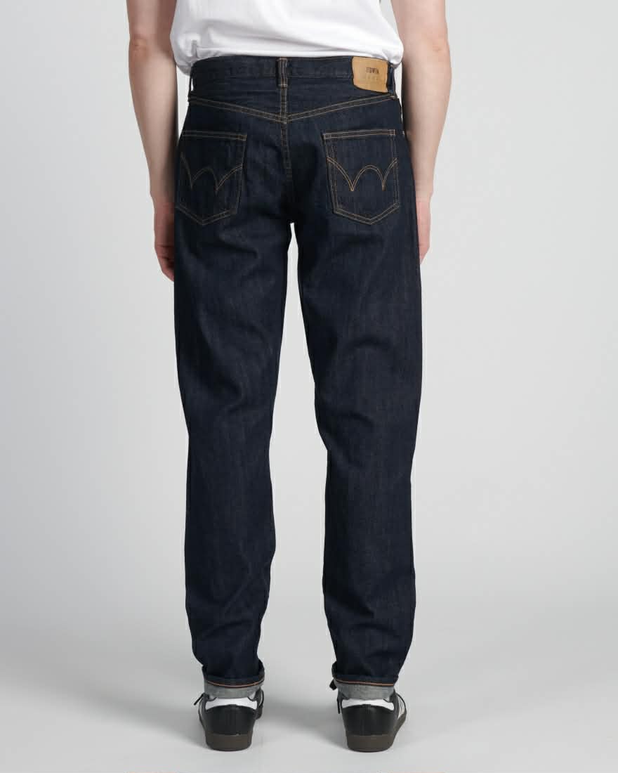 EDWIN REGULAR TAPERED JEANS KAIHARA 10,5 OZ INDIGO DENIM - BLUE RINSED