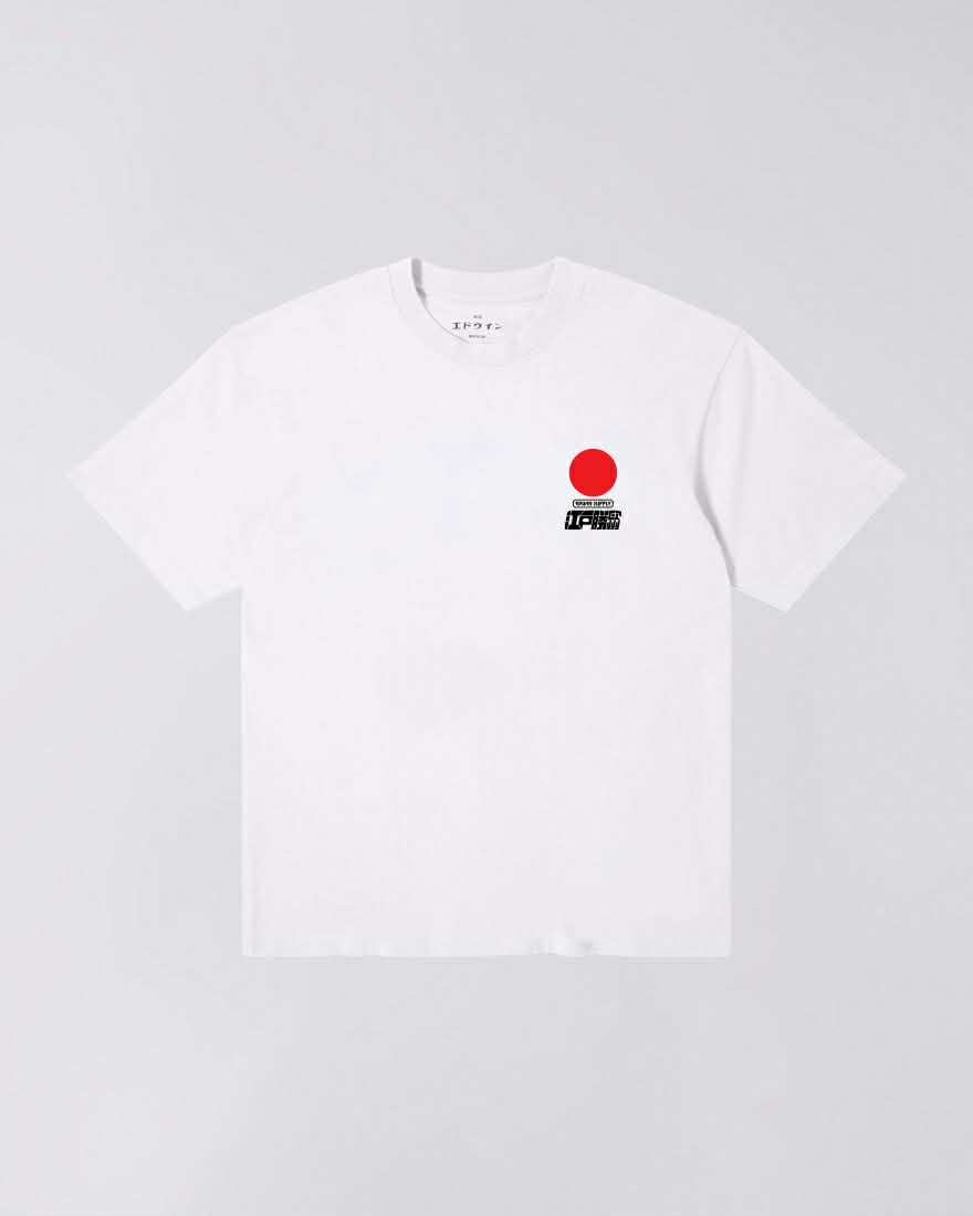 EDWIN T-SHIRT SUN T-SHIRT - WHITE