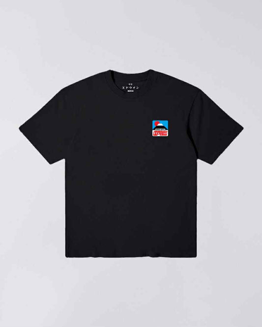 EDWIN T-SHIRT SUNSET ON FUJI SAN - BLACK