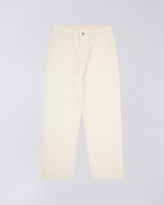 EDWIN WIDE TROUSERS NATURAL - UNWASHED