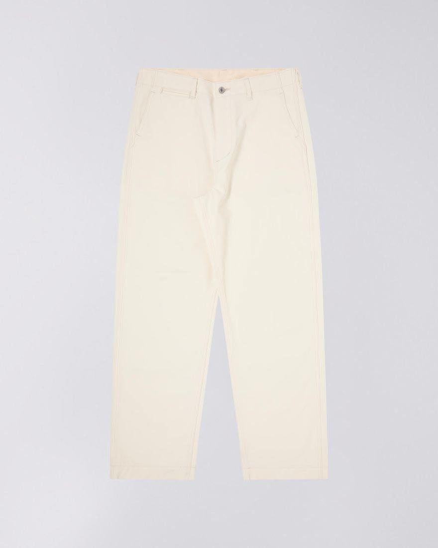 EDWIN WIDE TROUSERS NATURAL - UNWASHED