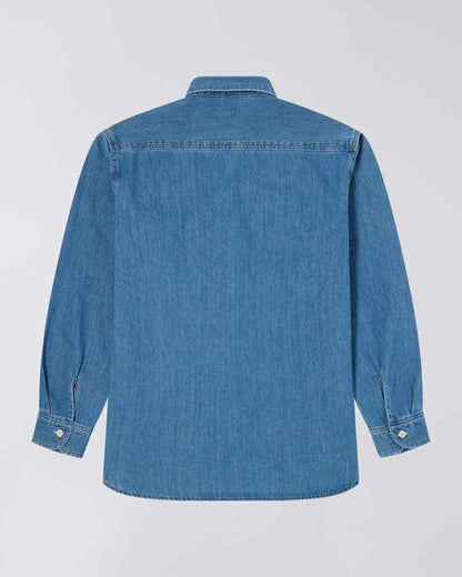 EDWIN WORK SHIRT RIGHT AND DENIM 7OZ - BLUE LIGHT USED