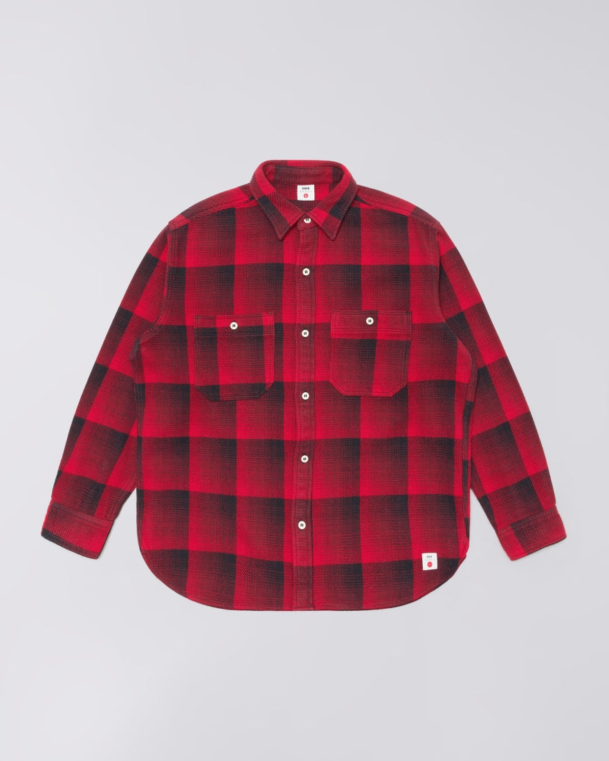 EDWIN WORK SHIRT - RED