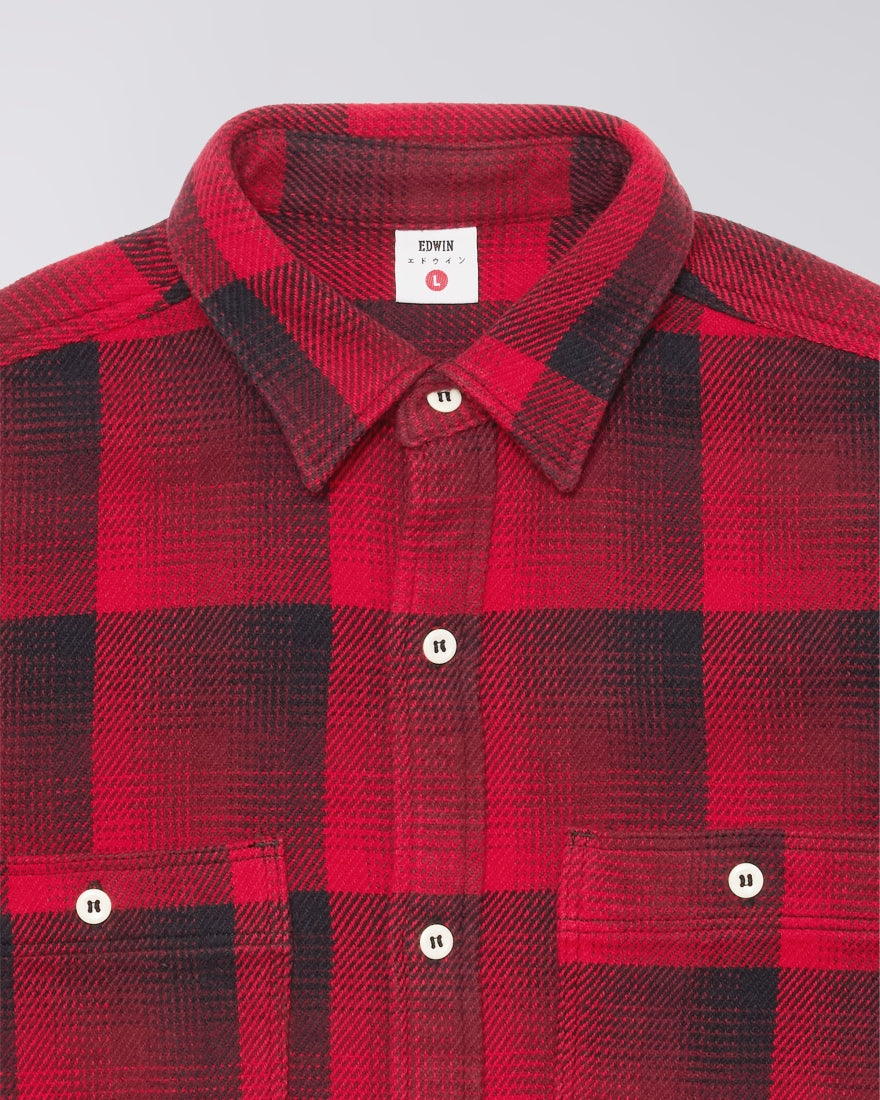 EDWIN WORK SHIRT - RED