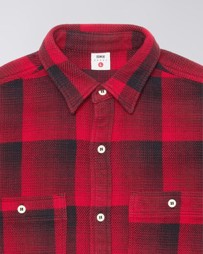 EDWIN WORK SHIRT - RED