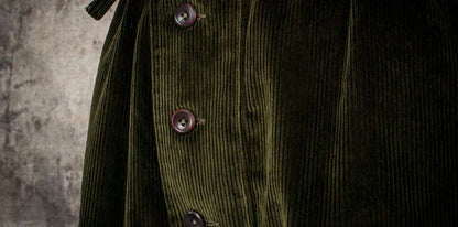 FLEURS DE BAGNE SUBMARINER EN VELOURS COTELE - KAKI