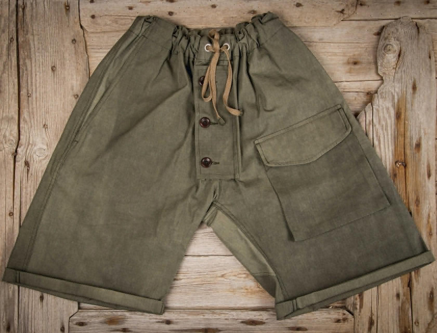 FLEURS DE BAGNE LE SHORT SUBMARINER - KAKI