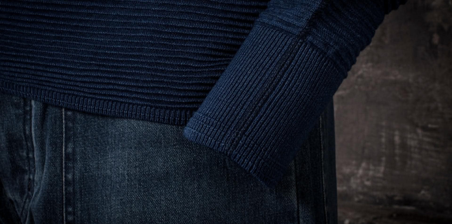 FLEURS DE BAGNE LE THERMAL HENLEY "ALBERT" - INDIGO