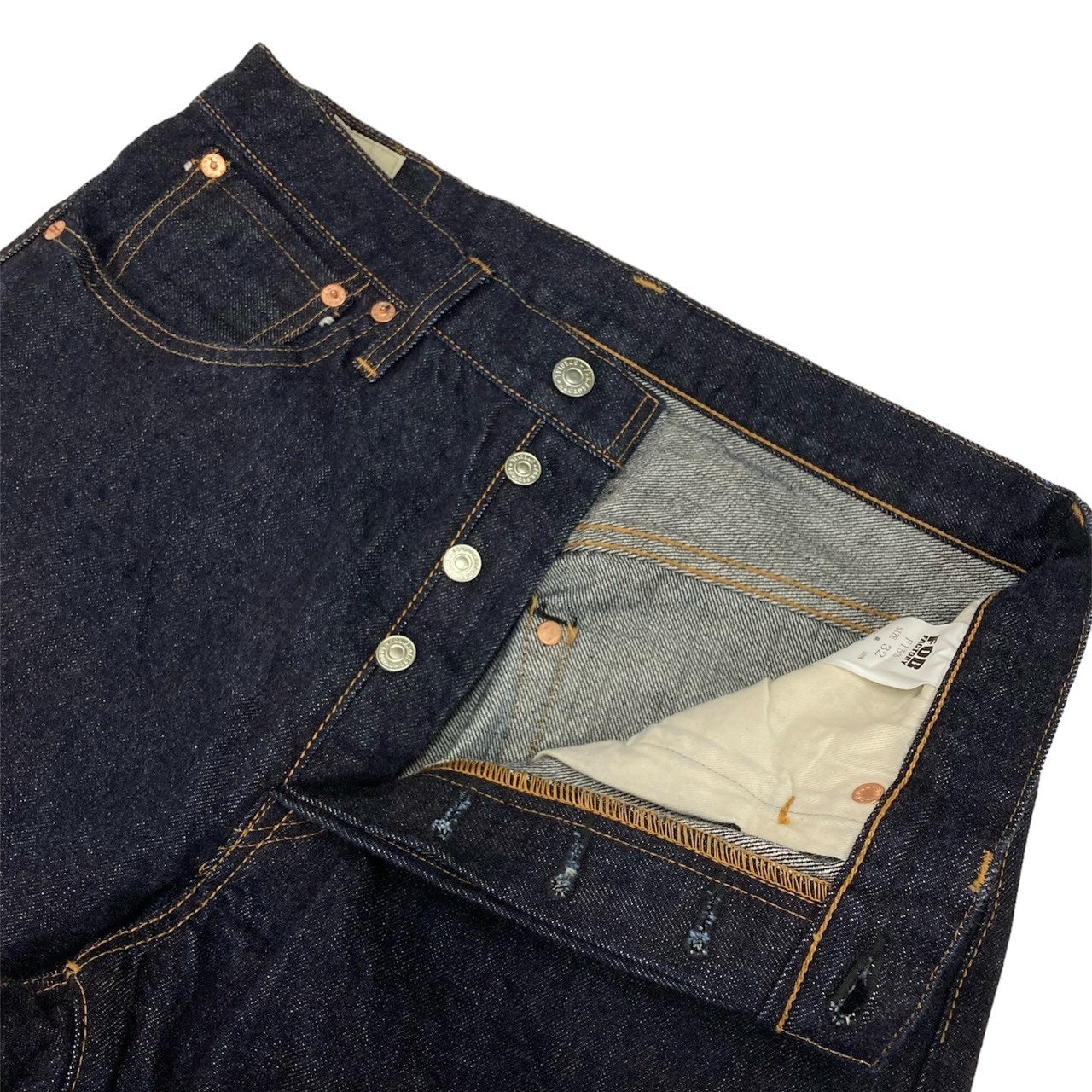 F153 SELVEDGE DENIM TAPERED 5 POCKETS - INDIGO