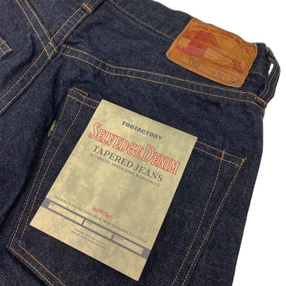 F153 SELVEDGE DENIM TAPERED 5 POCKETS - INDIGO