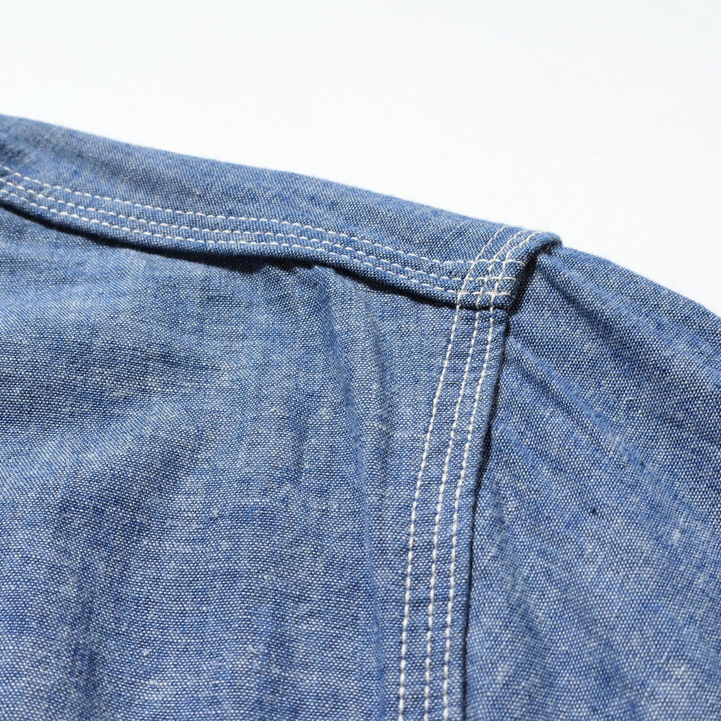 FOB FACTORY F3494 CHAMBRAY WORK SHIRT - INDIGO
