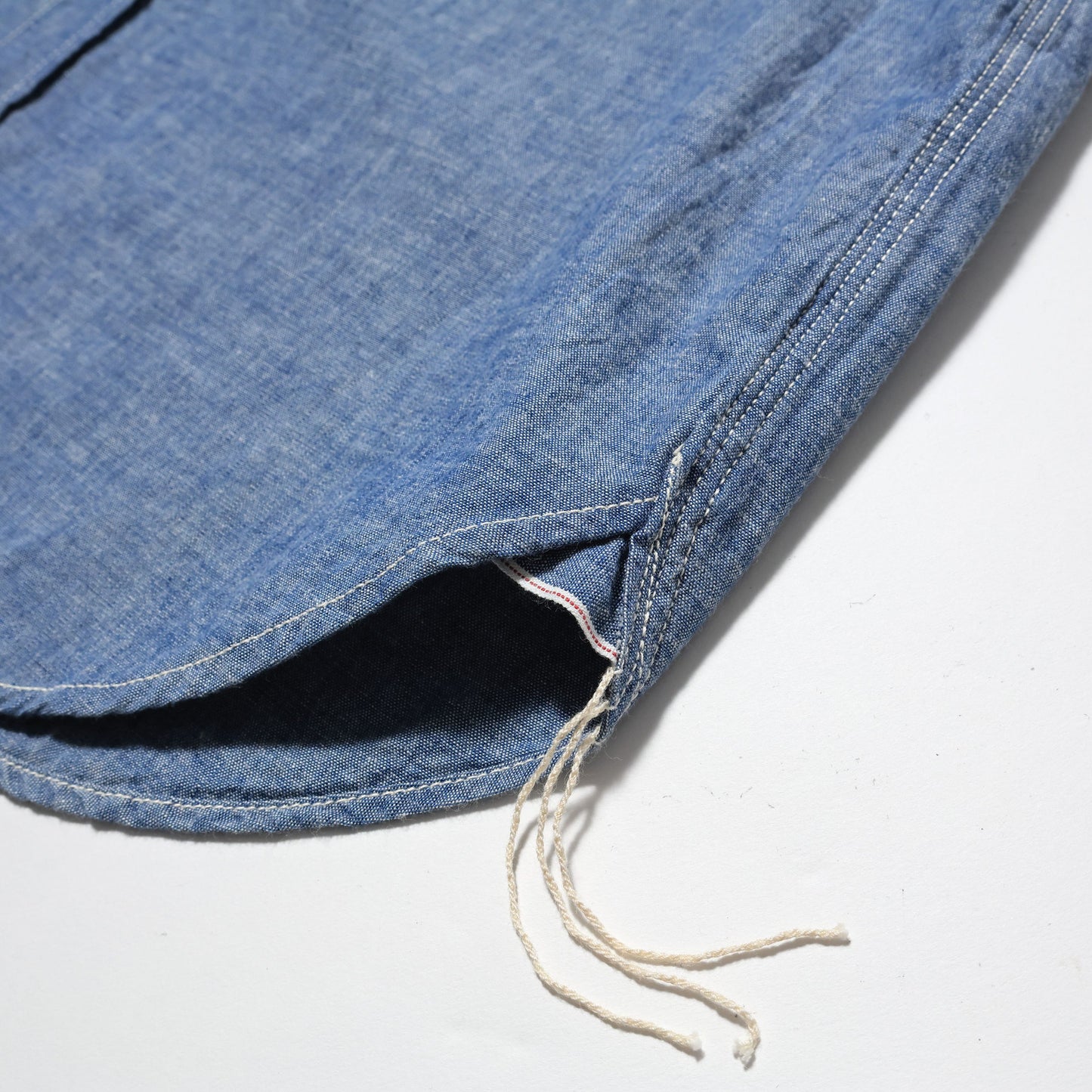 FOB FACTORY F3494 CHAMBRAY WORK SHIRT - INDIGO