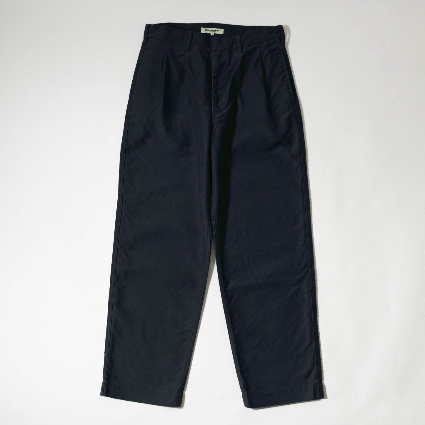 FOB FACTORY F0543 MOLESKIN TROUSERS - NAVY