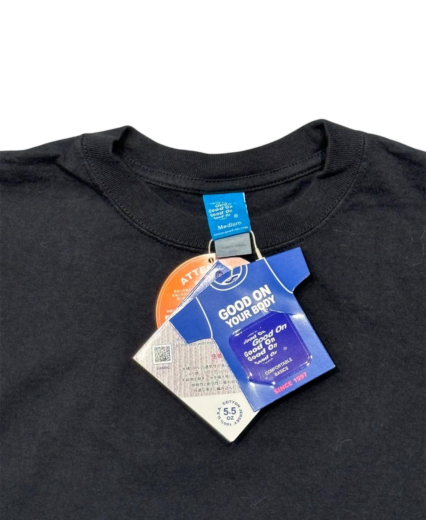 GOOD ON SHORT SLEEVE CREW TEE - BLACK