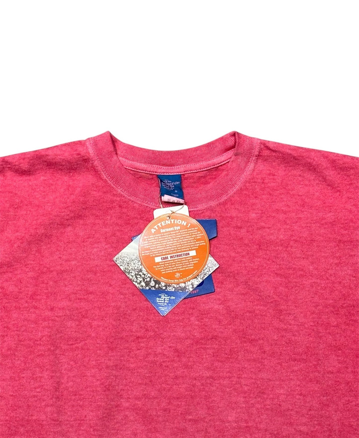 GOOD ON SHORT SLEEVE CREW TEE - P-CHERRY