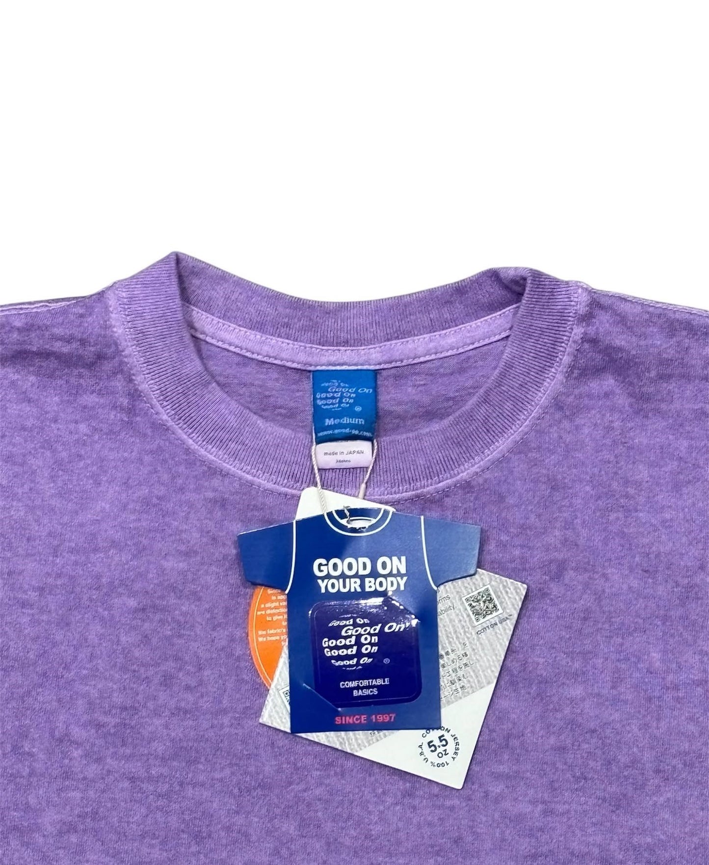 GOOD ON SHORT SLEEVE CREW TEE - P-LILY